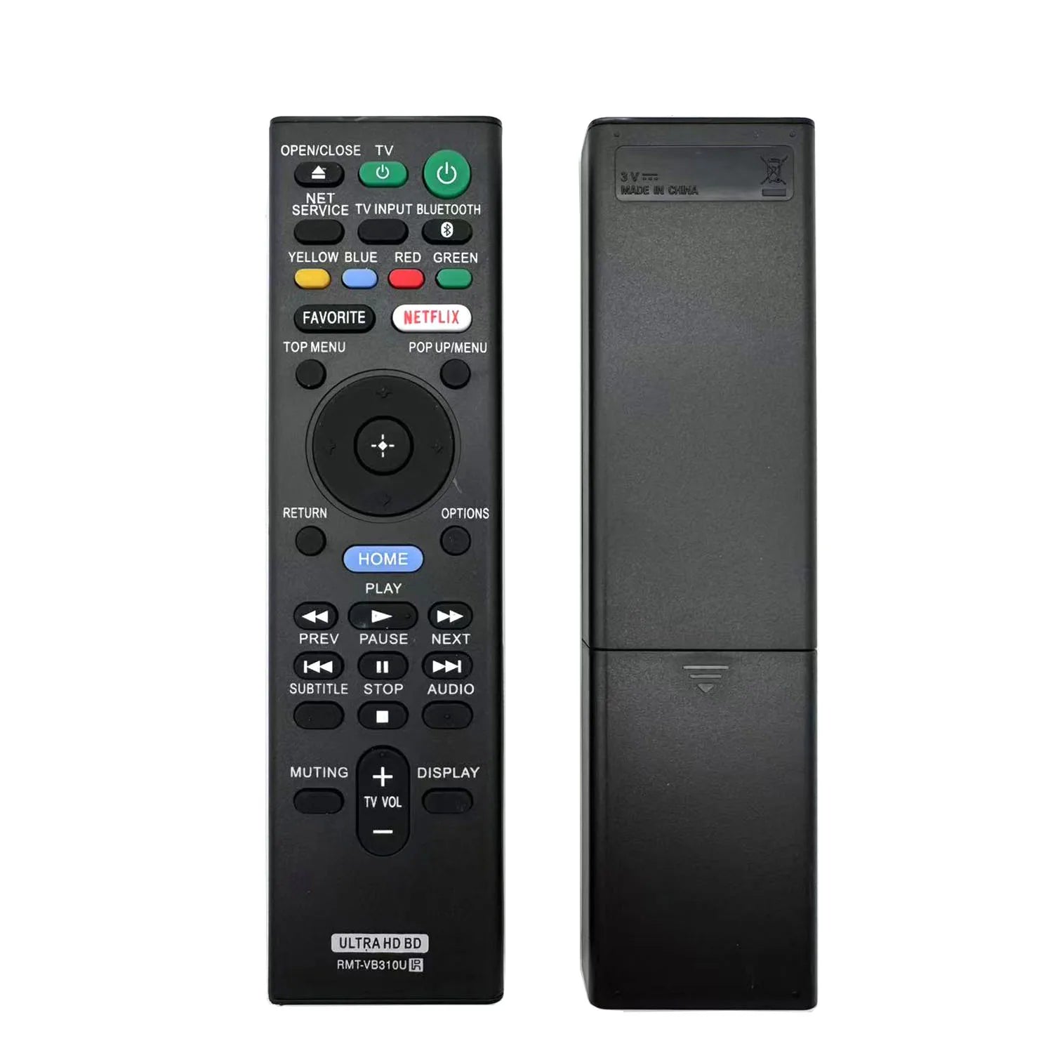 Sony RMT-VB310U / RMT-VB310E Replacement Remote Control for Blu-ray DVD Players