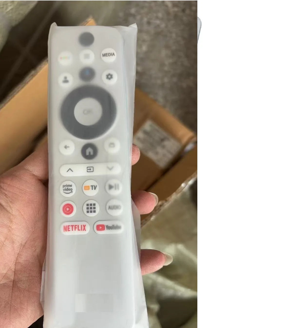 Haier HTR-U33GA Voice Replacement Remote Control for HTR-U33 Series Smart TVs 433MHz IR