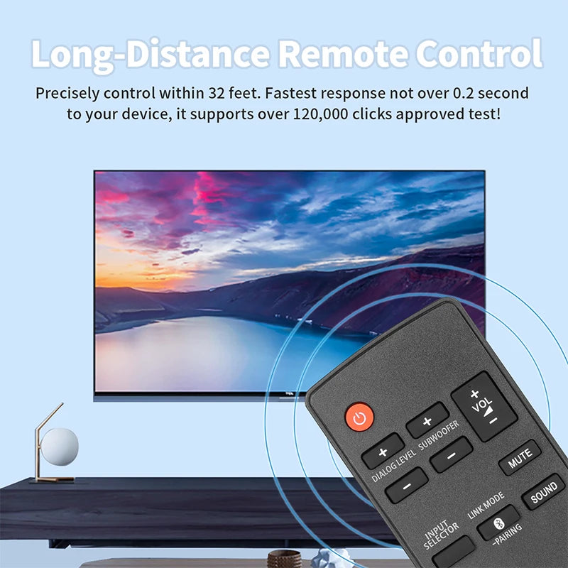 N2QAYC000083 Replacement Remote for SC-HTB170 SC-HTB370 SC-HTB570 SC-HTB770 Panasonic Soundbar