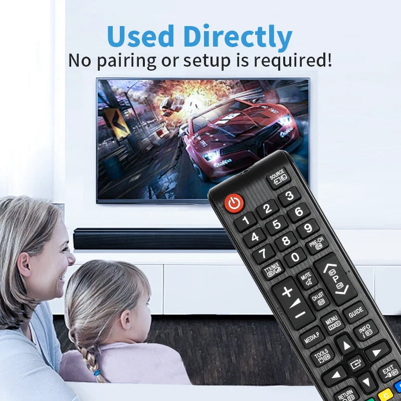 BN59-01189A Replacement Remote for LT22E390EX LT24D390EX LT24D590EW T24E390 Samsung Smart TV Monitor