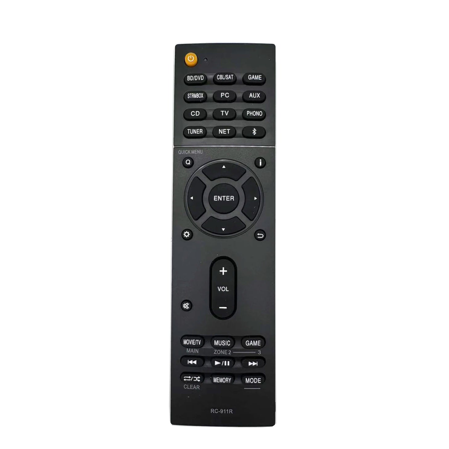 Onkyo RC-911R Replacement Remote Control for TX-NR and TX-RZ Series AV Receivers
