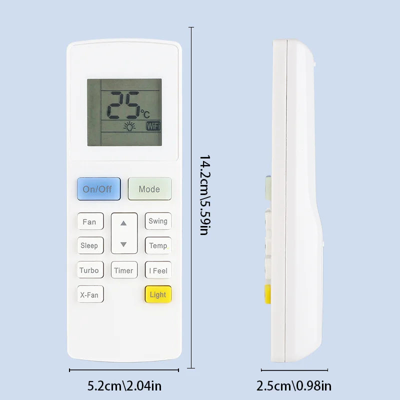 YAW1F Replacement Remote for YAW1F1 DS-9UIDN DS12UI-DN DS-12KDB DS18K-DB Air Conditioner Heat Pump
