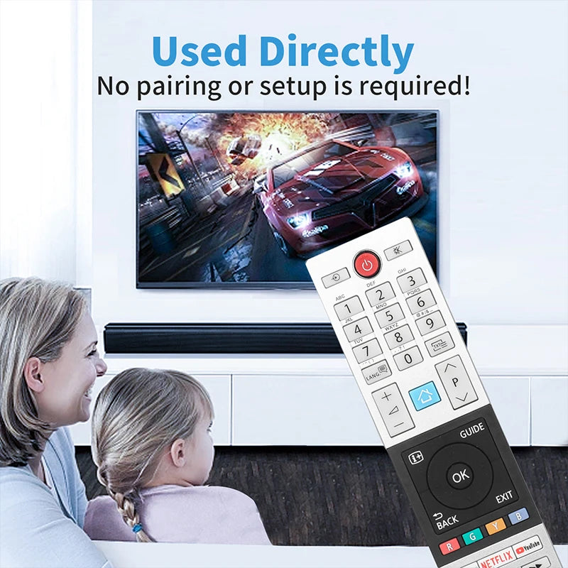 CT-8543 Replacement Remote for 32L2863DG 40L2863DG 43L3869DAX 49V5863DG 49U6863DG Toshiba TV