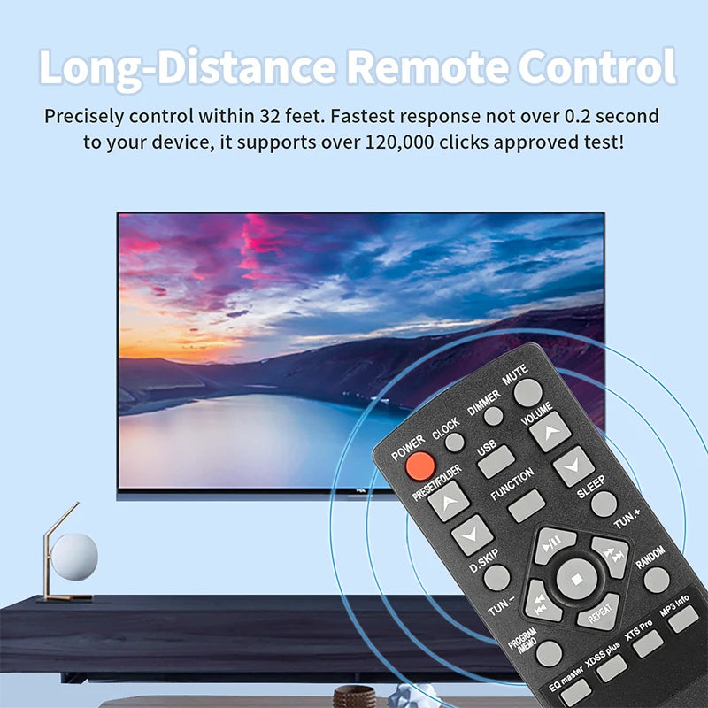 AKB35168202 Replacement Remote Control for LG AV Audio Home Theatre System