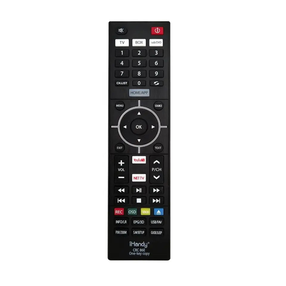 CRC86E Universal IR Learning Remote Control with One-Key Copy for TV SAT DVD CBL DVB-T and AUX