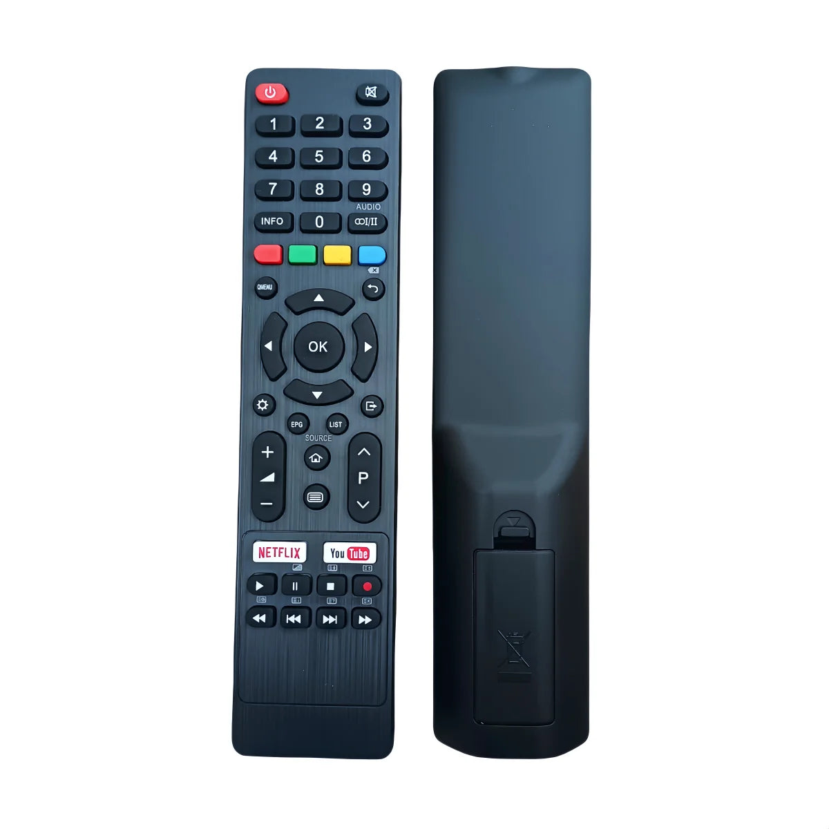 Replacement Remote Control for LCD LED Smart Television Models Compatible with NOONEAST TVs