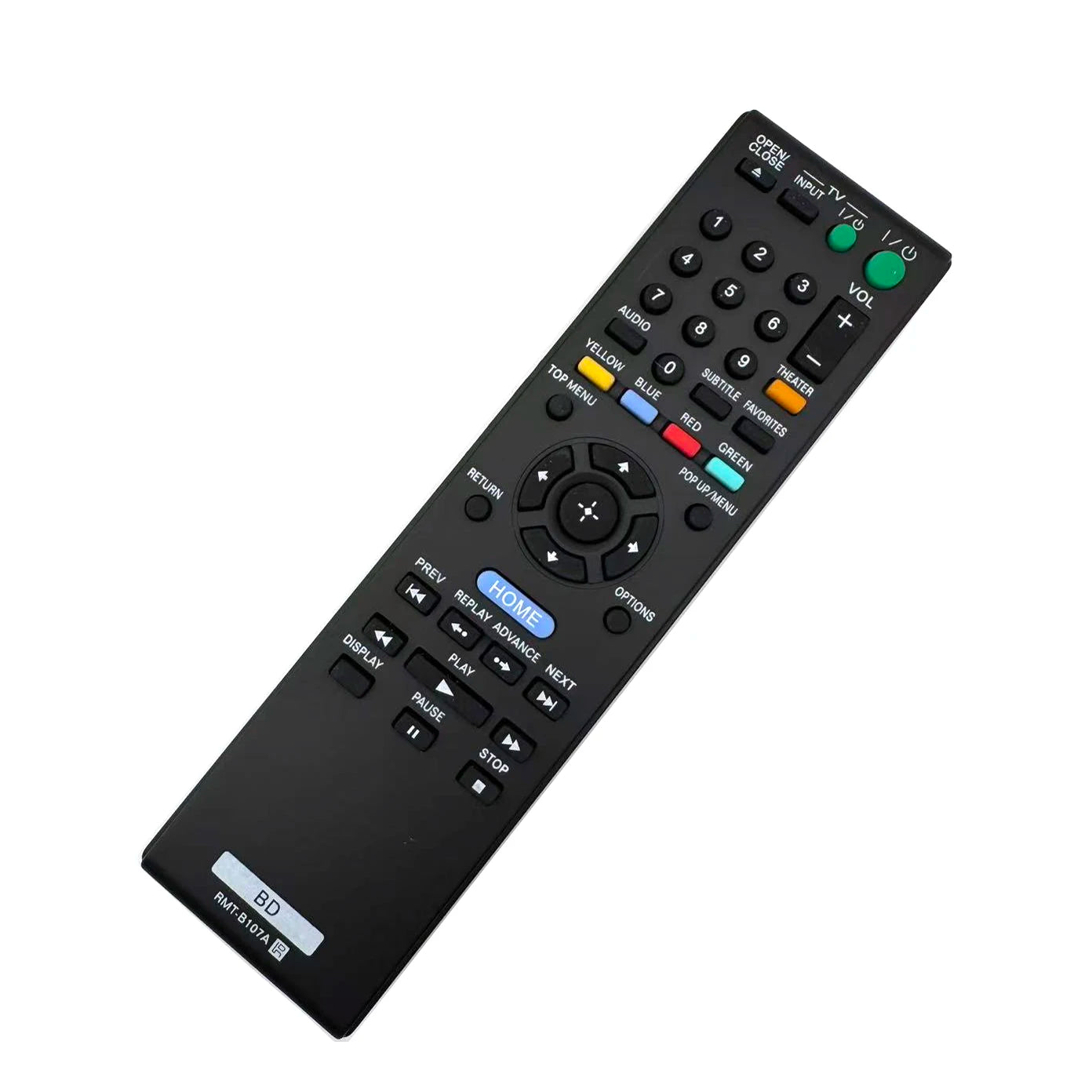 Sony RMT-B107A Replacement Remote Control for BDP Series Blu-ray Disc Players