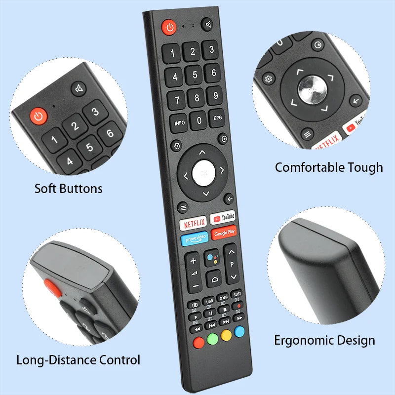 GCBLTV02FDBIR Replacement Remote for ODL32770H-TAB SA40S67A9 LED32HS72A9 Changhong SYINIX TV