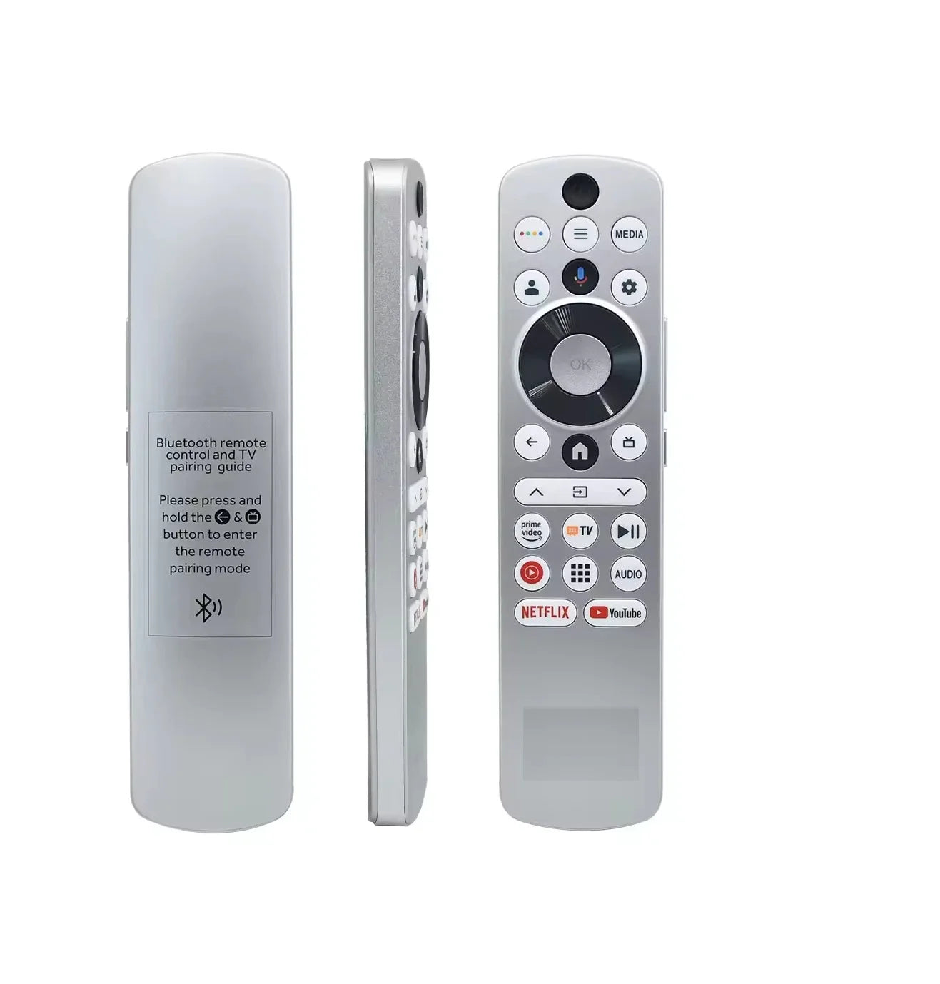Haier HTR-U33GA Voice Replacement Remote Control for HTR-U33 Series Smart TVs 433MHz IR