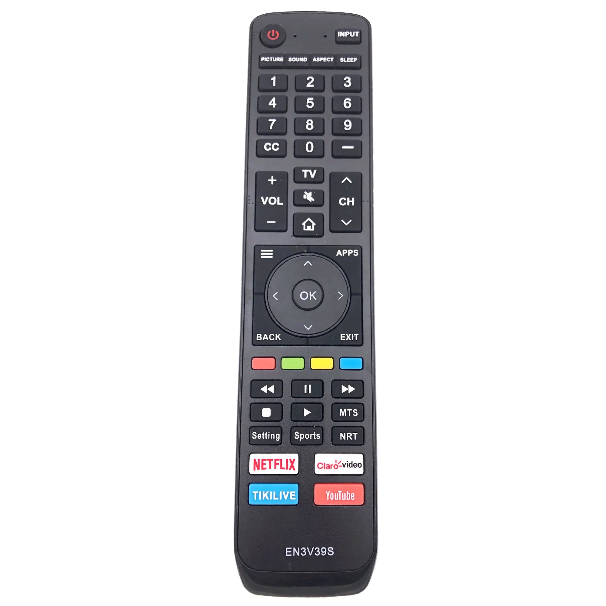 EN3V39S Replacement Remote Control for LC-50Q7030U LC-55Q7050U LC-65Q7000U LED Smart TV