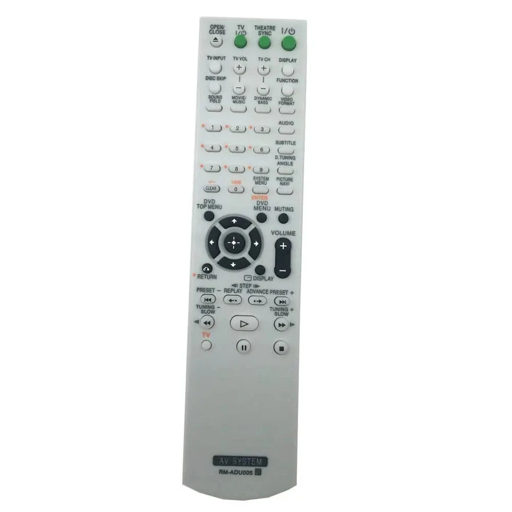Sony RM-ADU005 Replacement Remote Control for DVD Home Theatre Systems