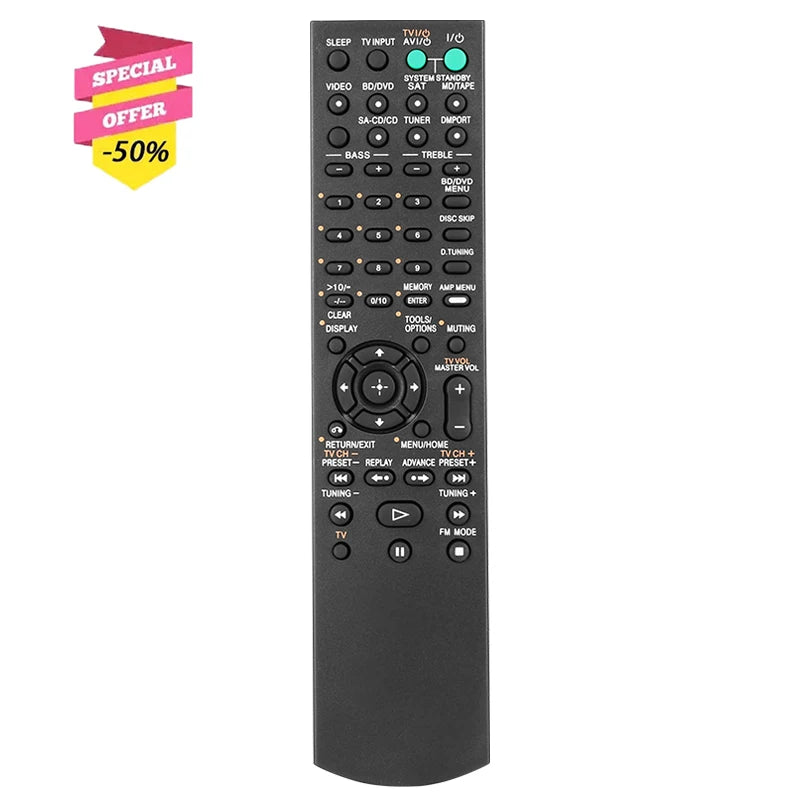 RM-AAU055 Replacement Remote for HT-SF2300 STR-DH100 STR-KS230 STR-KS2300 Sony AV Receiver System