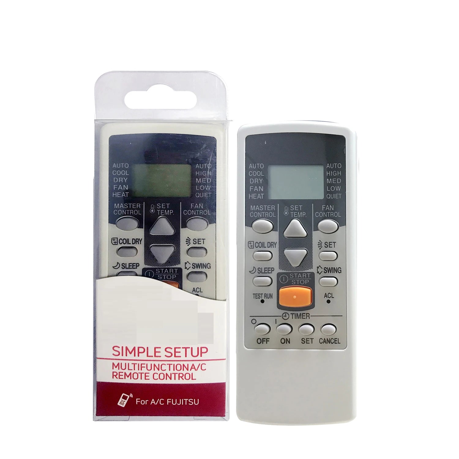 Replacement Remote Control for Fujitsu Air Conditioner AR-JE3 AR-JE4 AR-JE5 AR-JE6 AR-JE8 AR-JE9 Series