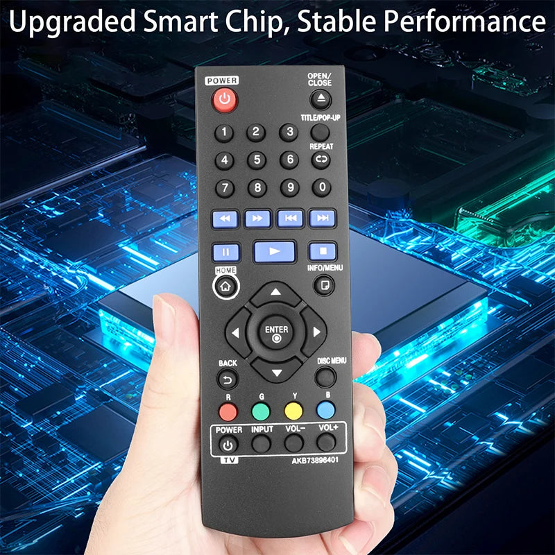 AKB73896401 Replacement Remote for BP250 BP350 BP335W BD640 BP135 BP240 BP300 LG Blu-ray DVD Player