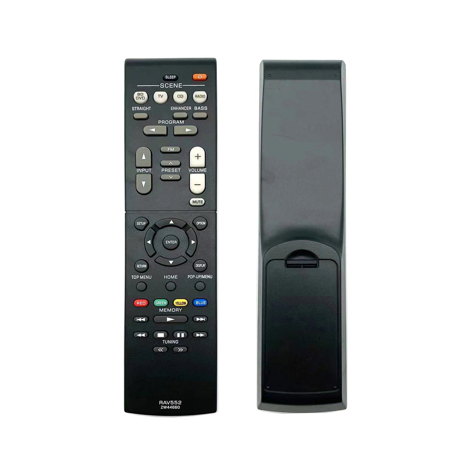 Yamaha RAV552 ZW44660 Replacement Remote Control for RX-V and HTR Series AV Receivers