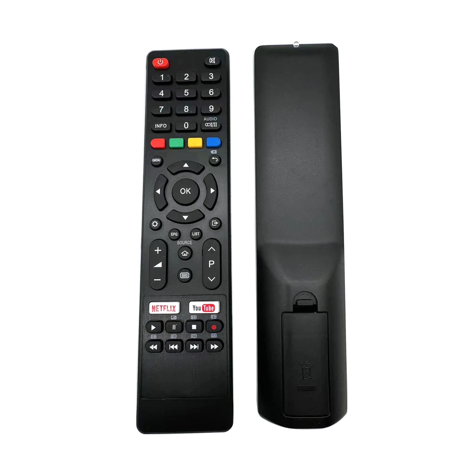 JVC RM-C3227 Replacement Remote Control for Smart LCD LED Televisions