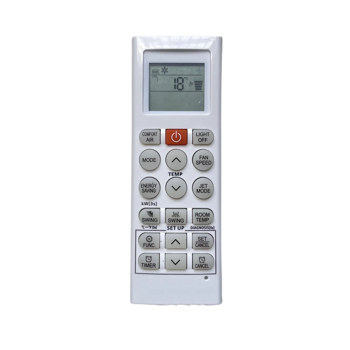 Replacement Air Conditioner Remote Control Compatible with LG S4NQ, S4UQ, BSNQ and USNW Series Climate Control Systems