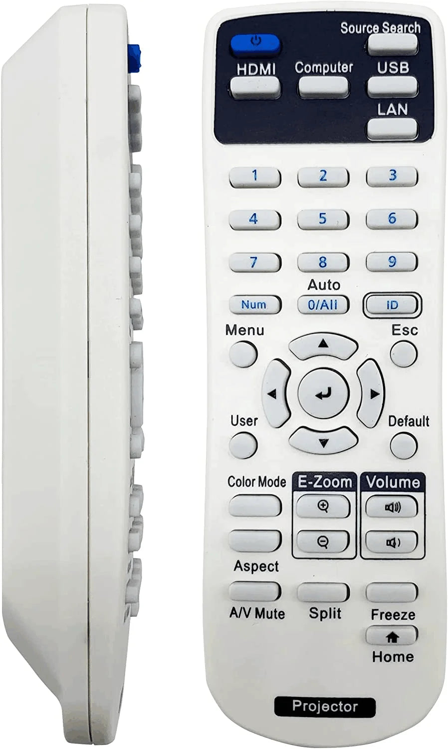 Replacement Remote Control for Projector Models Compatible with BrightLink PowerLite EX and Home Cinema Series