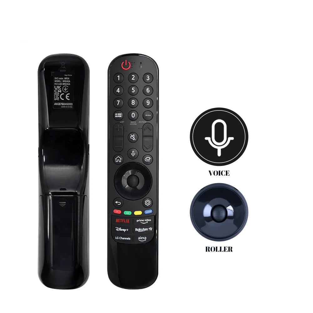 Voice Magic Remote Control Replacement MR24GA Compatible with Smart Television Models and Pointer Function