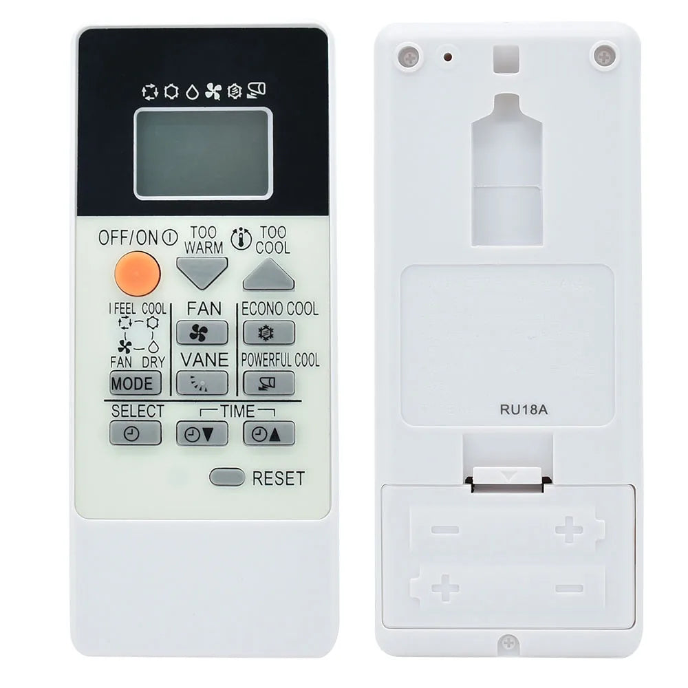 RU18A Replacement Remote Control for MSZ-HJ25A MSZ-DM25VA MSZ-DM35VA MSZ-HJ35VA Air Conditioner