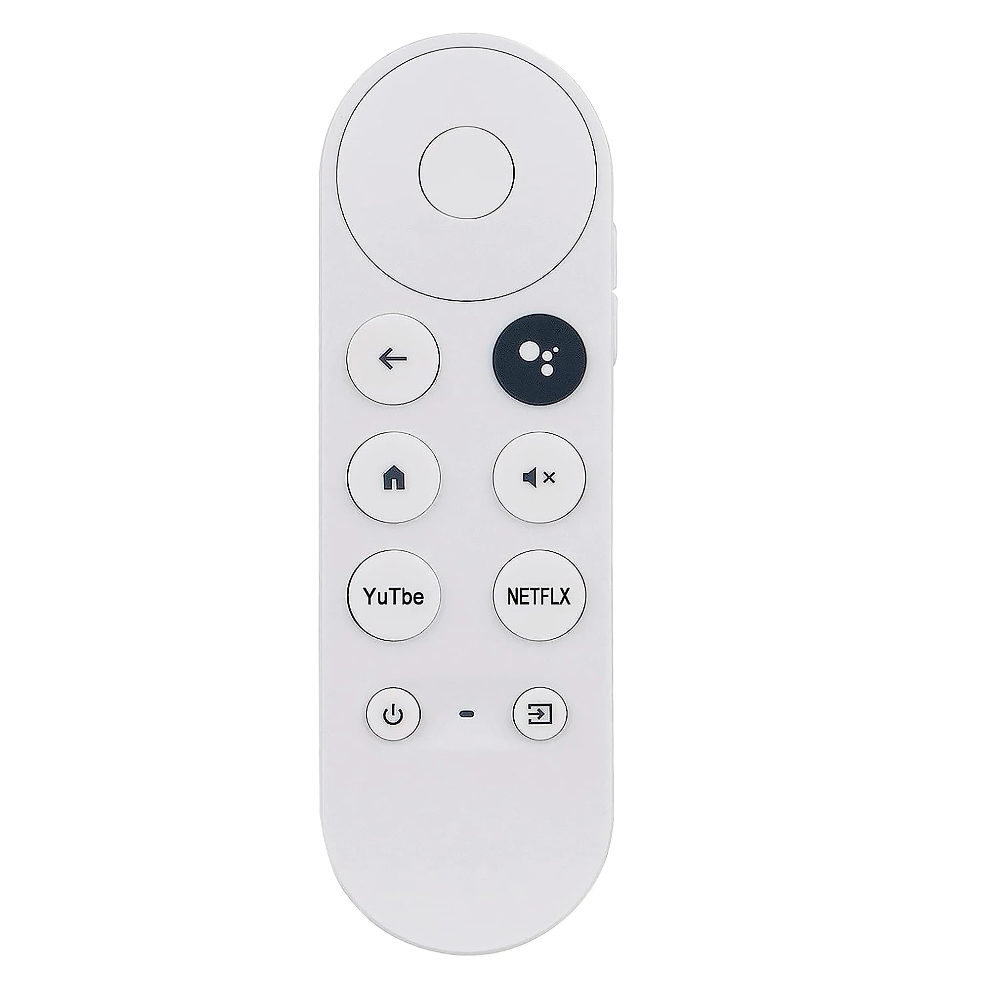 Voice Remote Control for Chromecast 4K Streaming Player Bluetooth Replacement with Voice Search Support