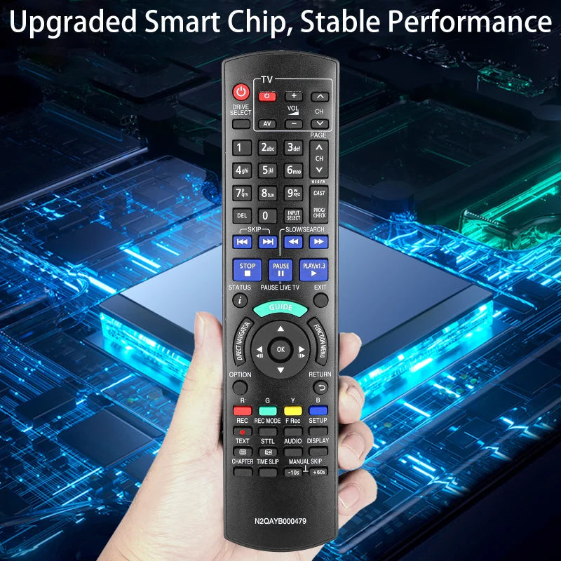 N2QAYB000479 Replacement Remote for DMR-XW380 DMR-XW385 DMR-XW390 DMR-XW480 Panasonic DVD Recorder