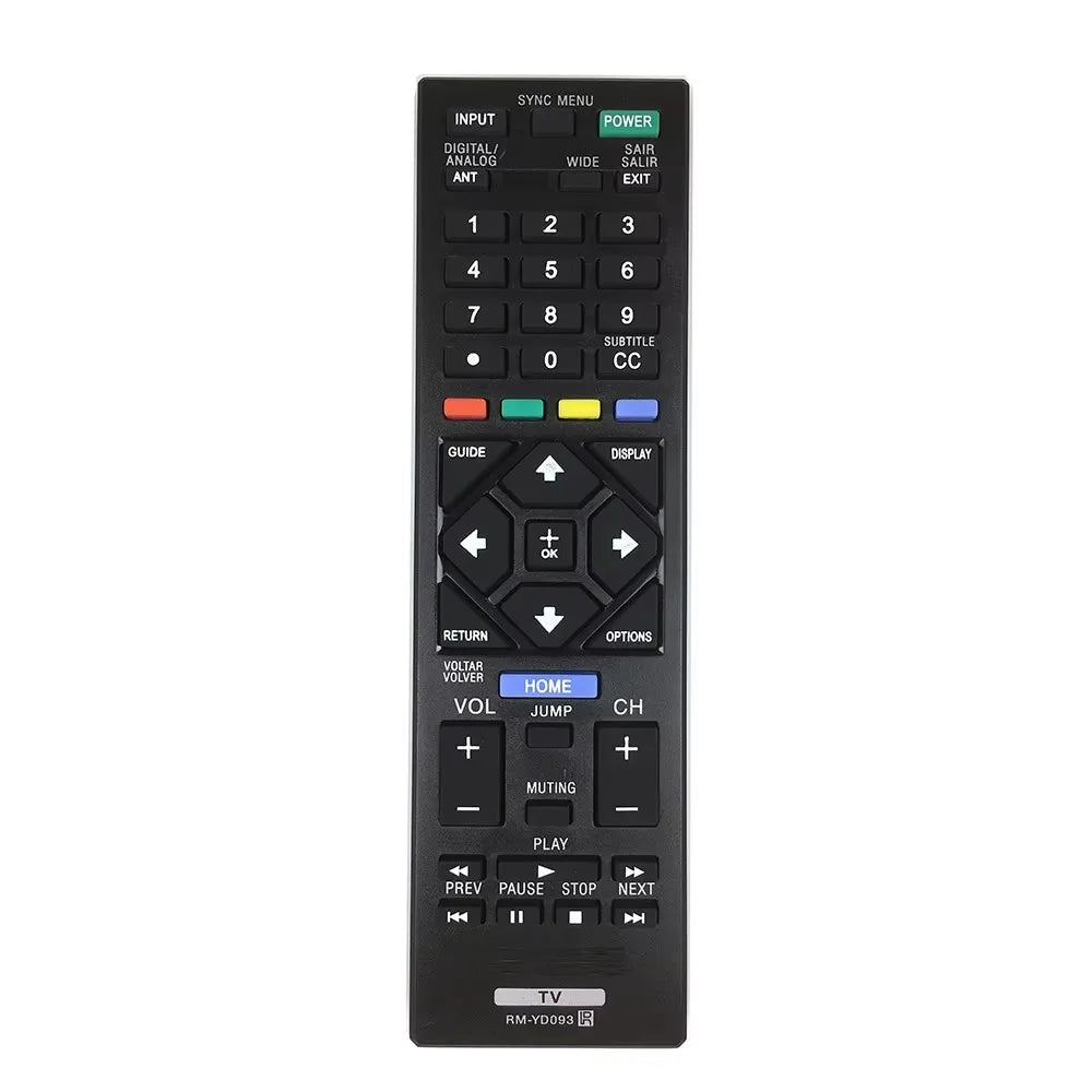 Sony RM-YD092 RM-YD093 Replacement Remote Control for KDL Series LCD and LED Televisions