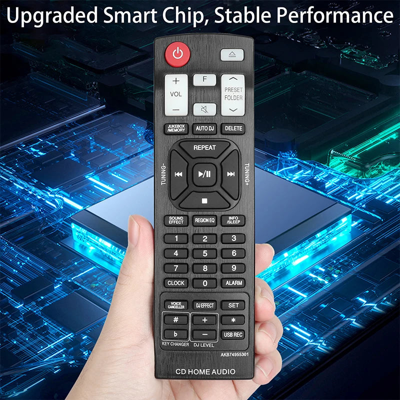 AKB74955301 Replacement Remote for OM4560 OM5560 OM7560 CM8360 CM8460 CM9760 CM9960 LG Audio System