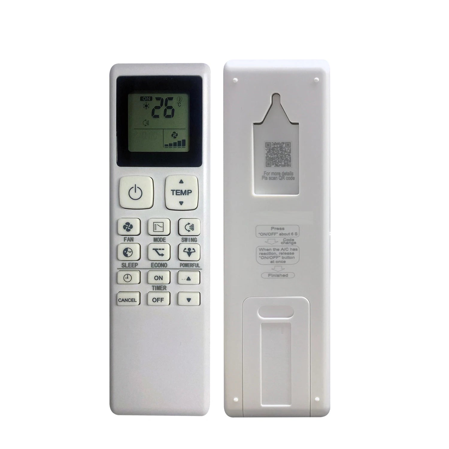 Daikin Universal Replacement Remote Control for Split Air Conditioner Systems