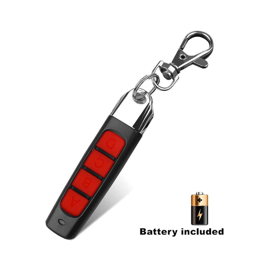 433MHz RF Remote Control Duplicator – 4-Key Wireless Copy for Garage & Gate Safety Systems