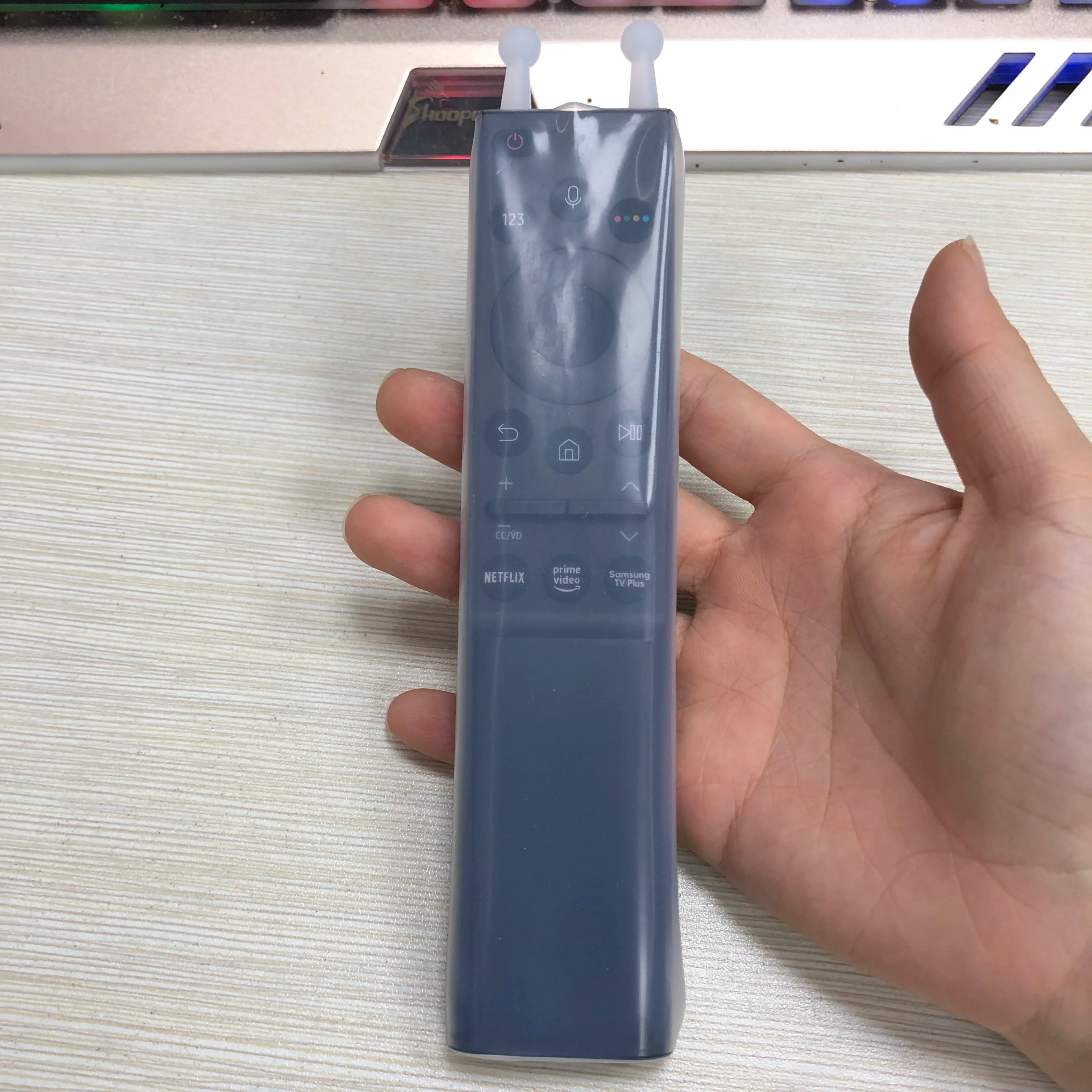 BN59-01363A Voice Remote Control for RMCSPA1AP1 UN65AU8000FXZA QLED Smart TV Replacement