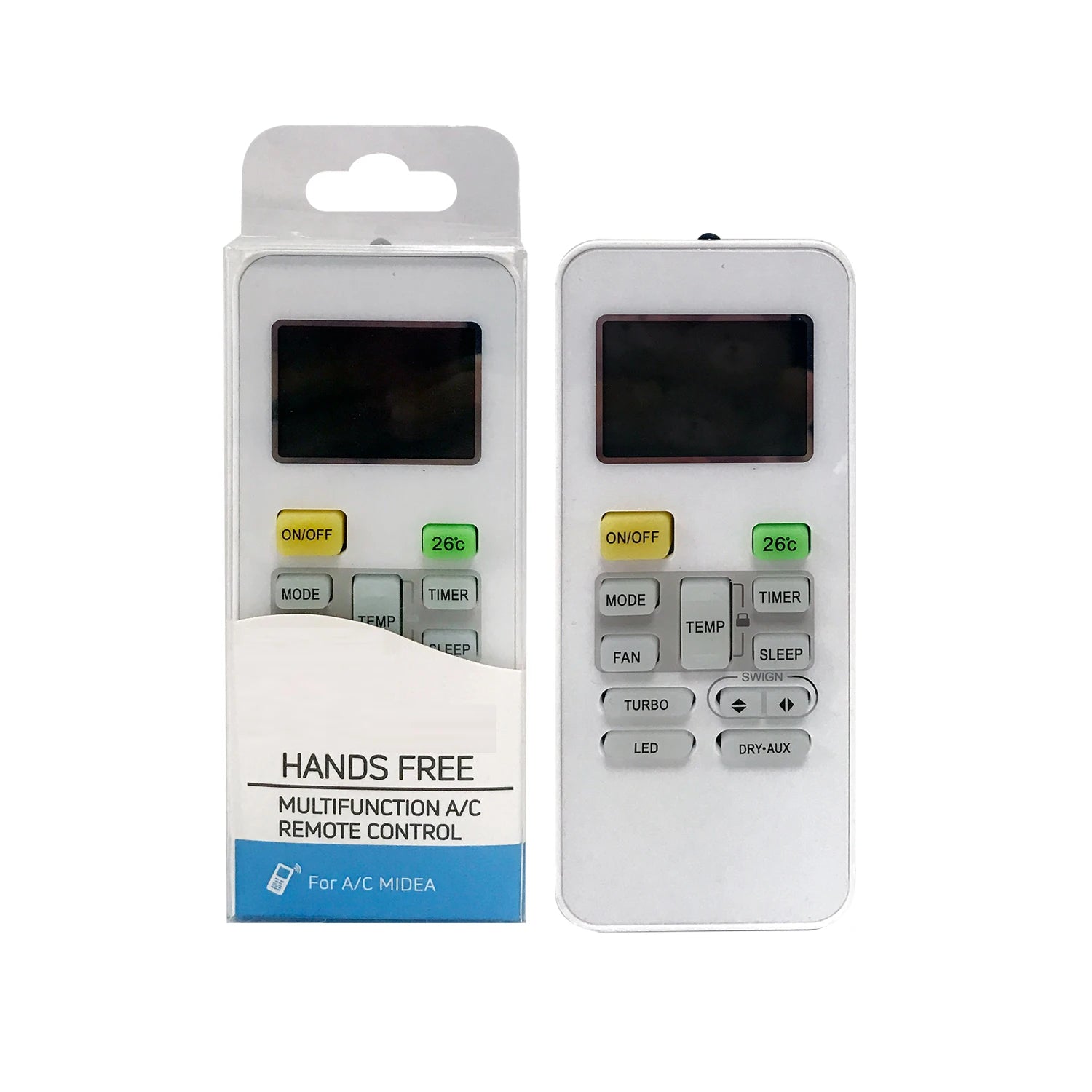 Midea RN02A Replacement Remote Control for RN02 Series Split Air Conditioner Systems