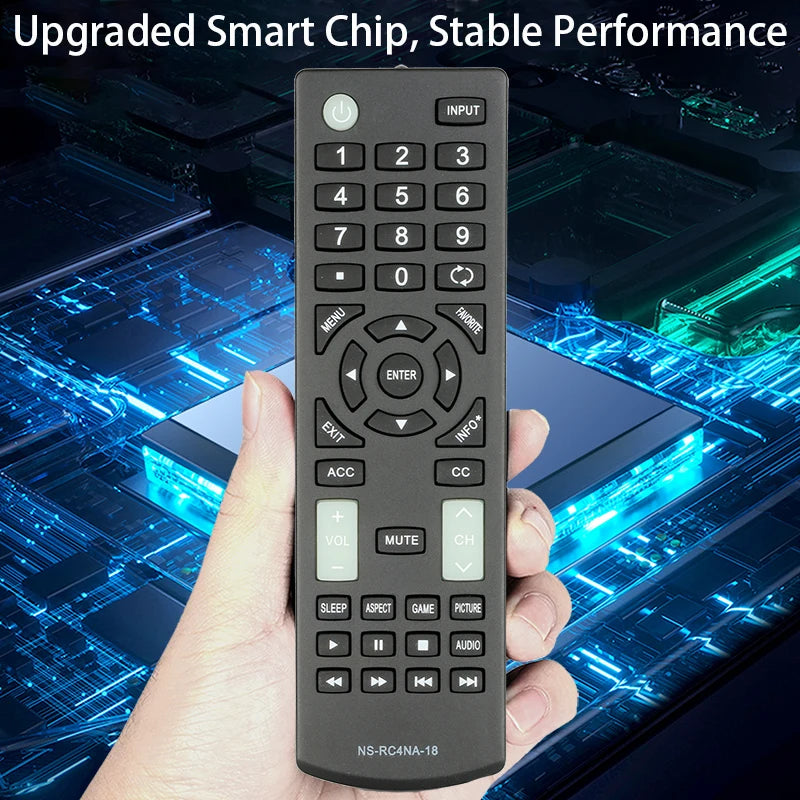 NS-RC4NA-18 Replacement Remote for NS-19D310NA19 NS-32D220NA18 NS-43D420NA18 Insignia TV