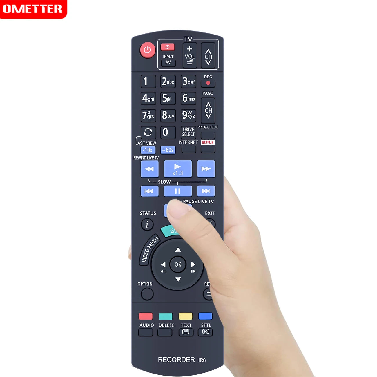 N2QAYB001077 Remote Control Replacement for Panasonic DVD Blu-ray HDD Recorder