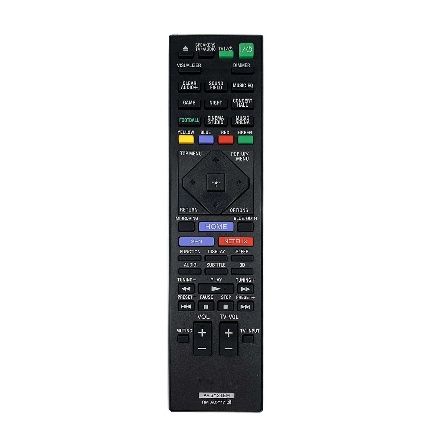 Sony RM-ADP117 Replacement Remote Control for HBD Series Home Theatre AV Systems