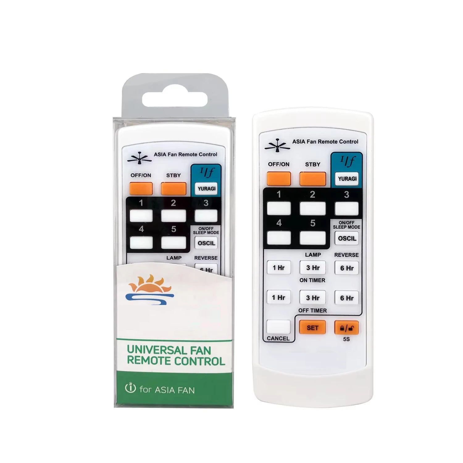 Universal Fan Replacement Remote Control for KDK Panasonic Elmark Winter Deka Monteair Regency Wing