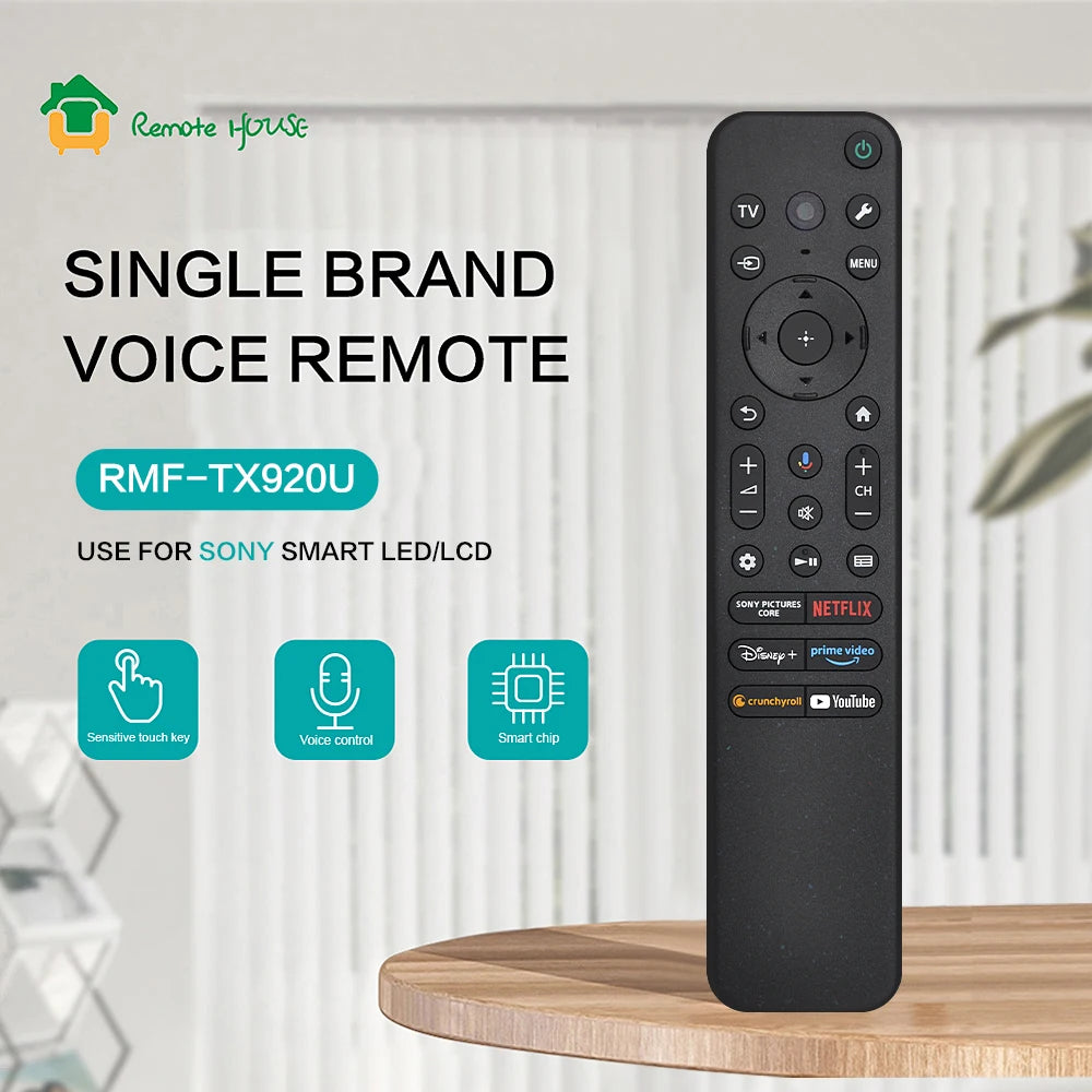 Voice Remote Control Replacement RMF-TX920U for 2023 to 2025 Smart TVs with Backlit Keys and USB Charging