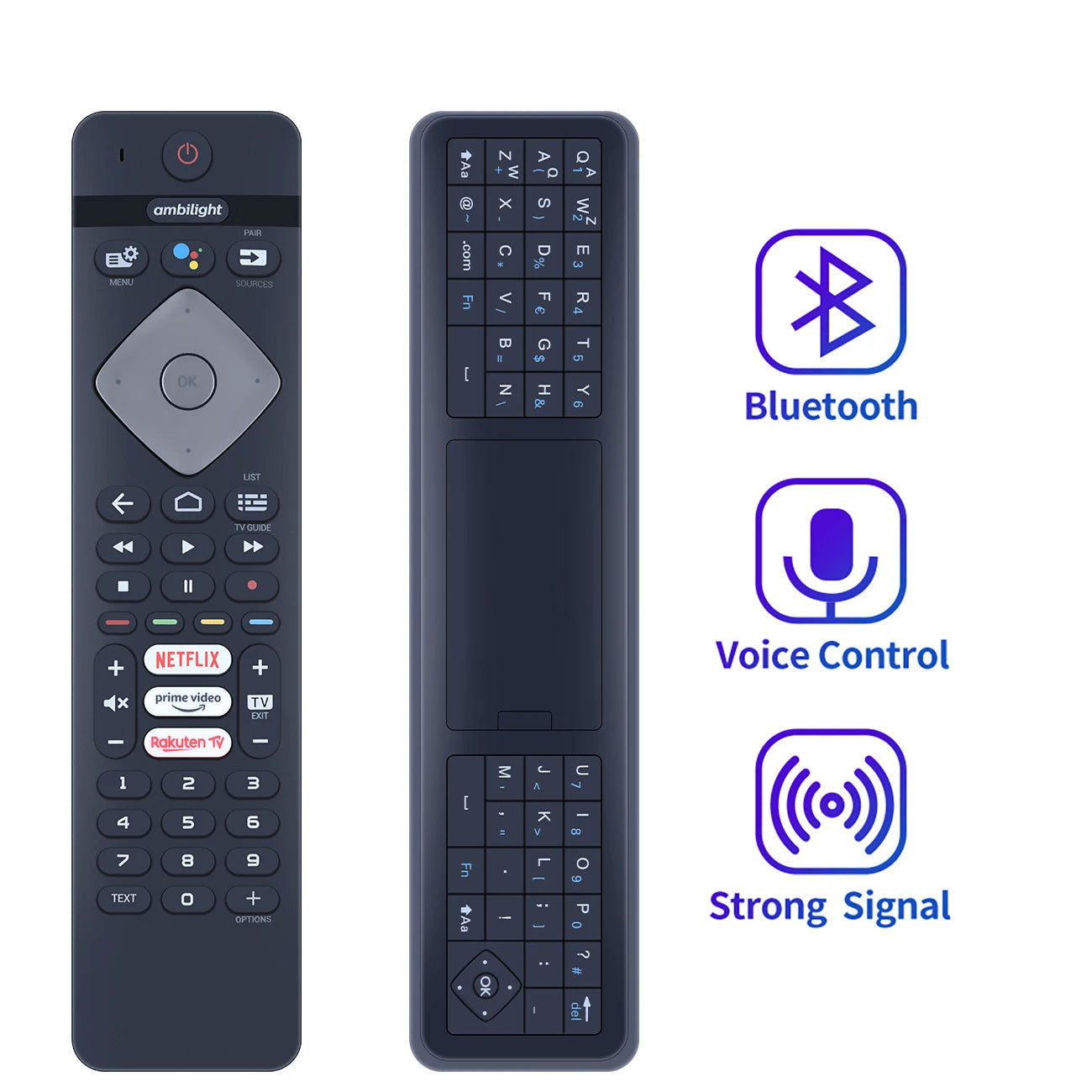 YKF463-BT12 Voice Remote for Philips TV 43PUS8536/12 55/65OLED876 PUS8556 – OMETTER