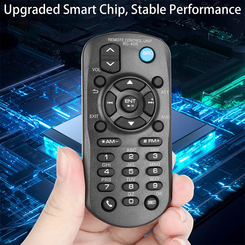 RC-405 Replacement Remote for KDC-148 KDC-152 KDC-200U KDC-400U KIV-BT900 Kenwood Car Audio System