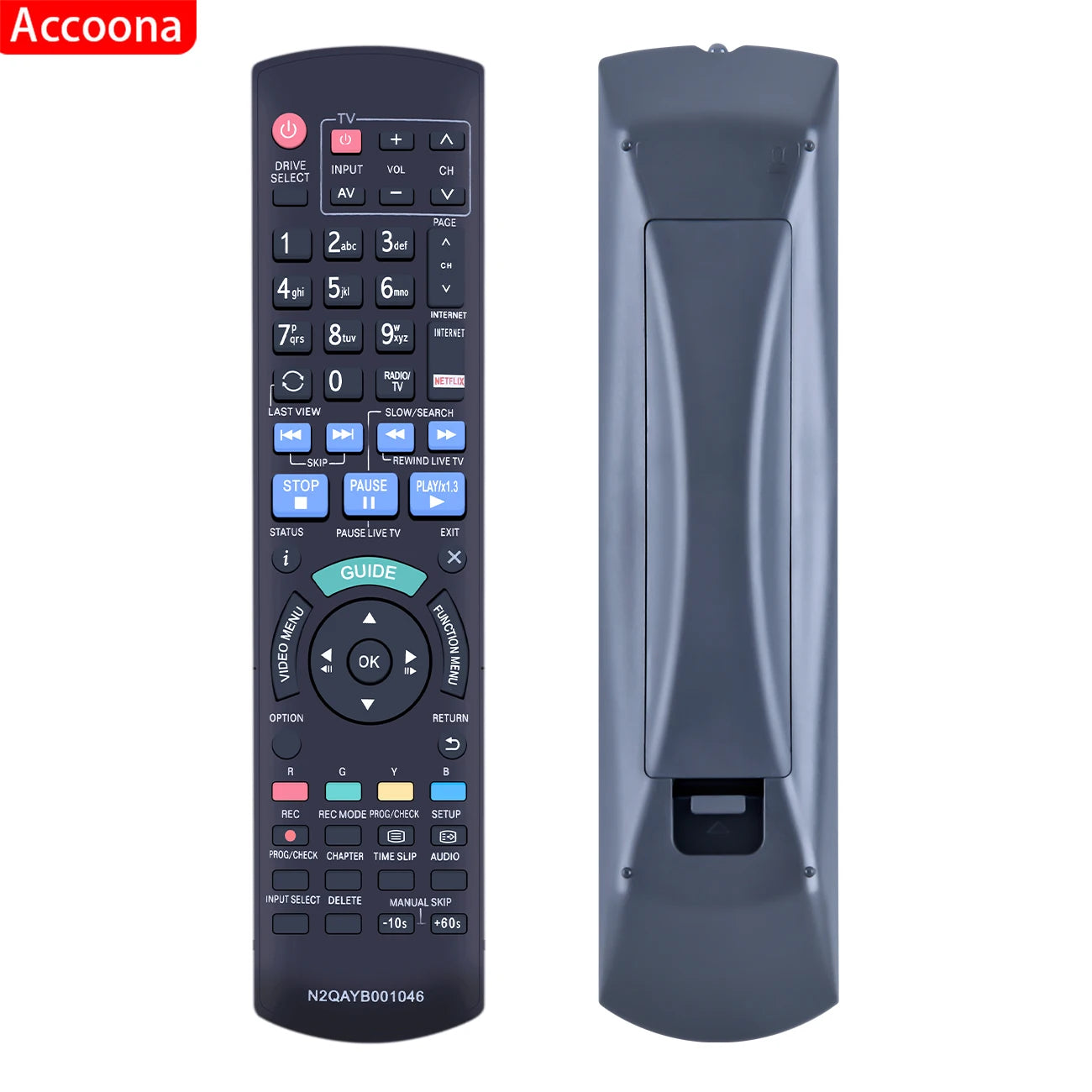 N2QAYB001046 N2QAYB000759 N2QAYB000758 N2QAYB001114 Remote Control for Panasonic DVD Recorder
