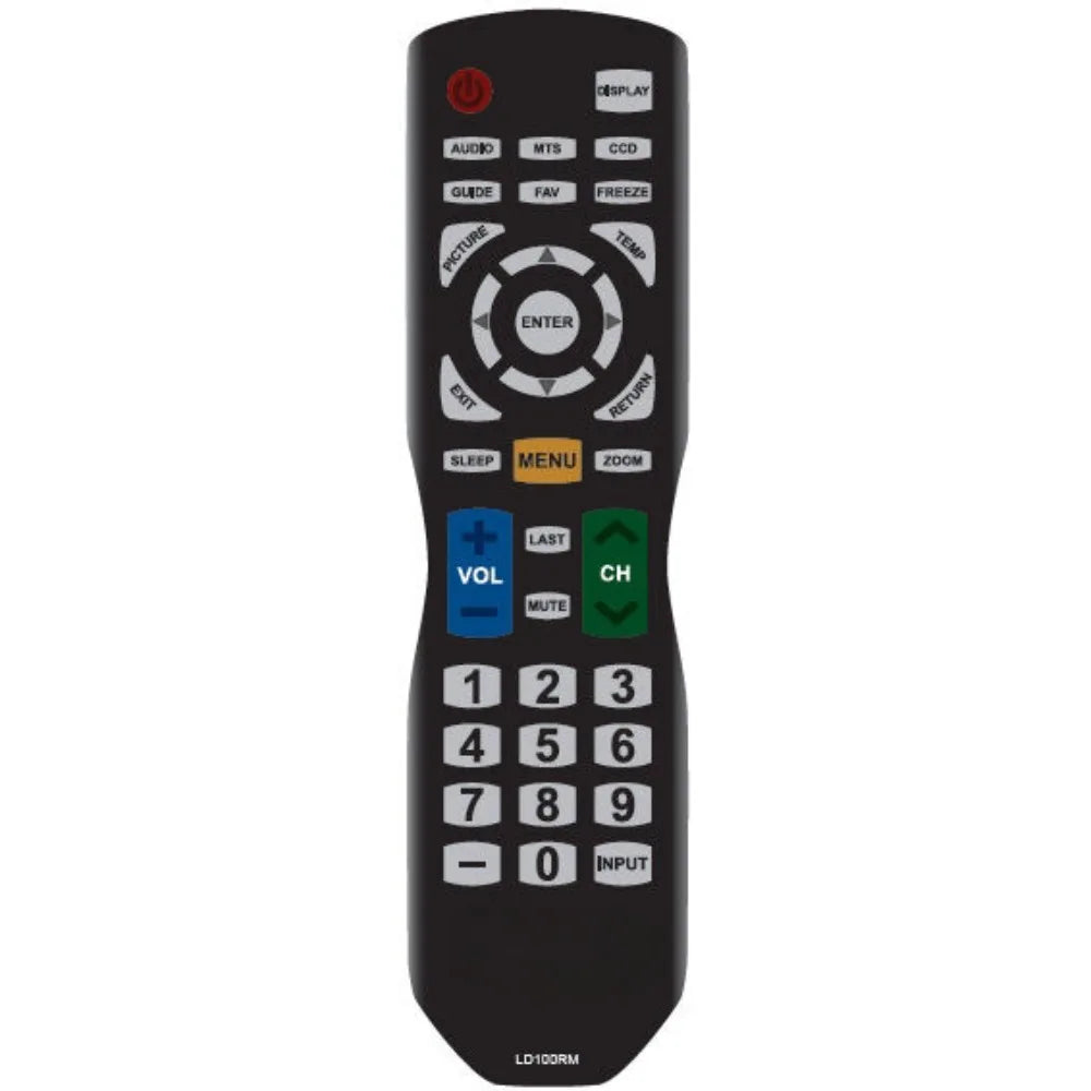 LD100RM Replacement Remote Control for LE4643 LE5043 LE4077M LD4088 LD4688 LE4012 LE4612 TV