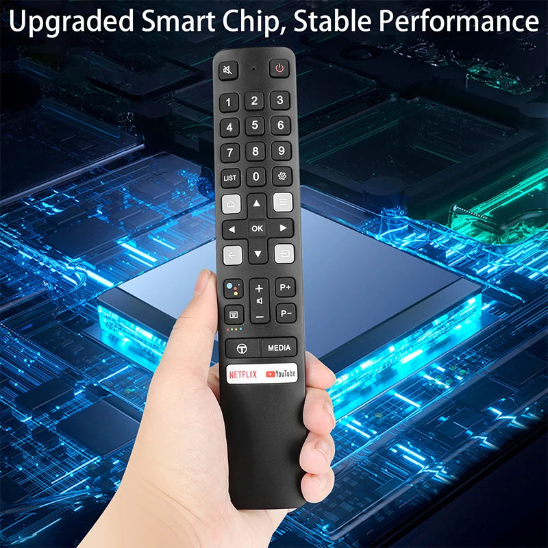 RC901V FMR1 Voice Remote for 32F510 32S5201 43K610B 55K610B 43P618 65P618 TCL Smart TV