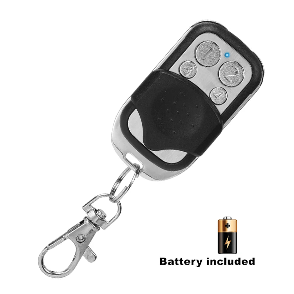 kebidumei 433MHz 4CH garage door remote control duplicator with 27A battery