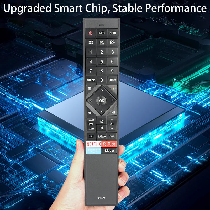 EN3A70 Replacement Remote Control for H50U7B H55U7B H65U7B H50U7BS H55U7BS H65U7BS Hisense TV