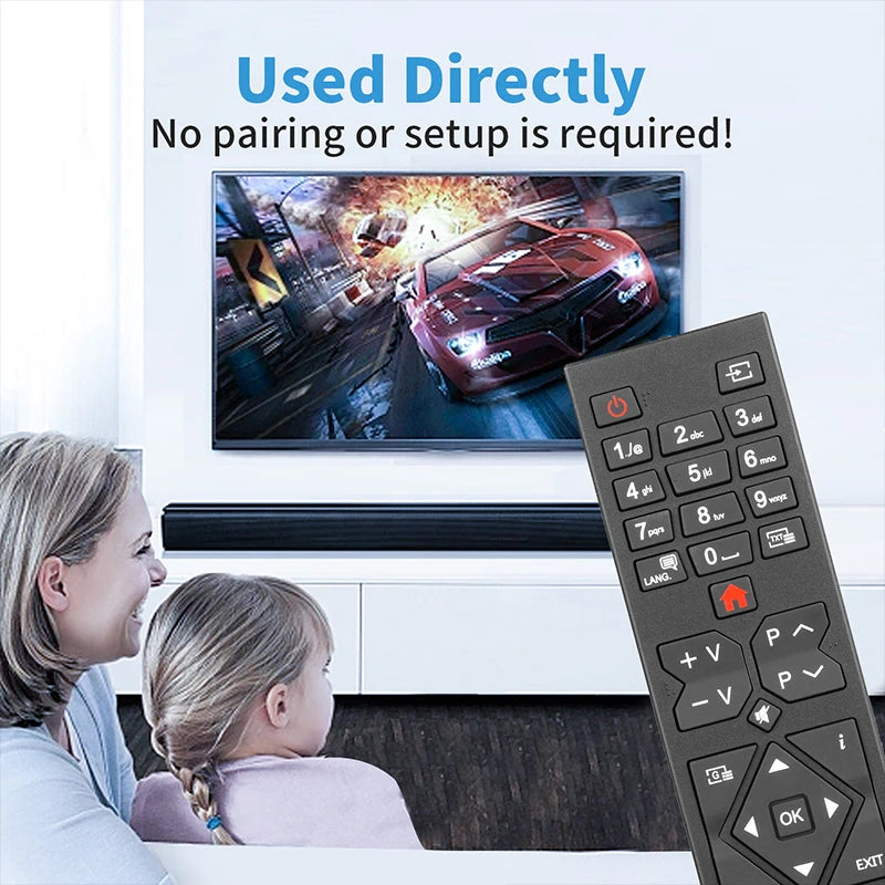RC39105 RM-C3332 Replacement Remote for Bush Telefunken Finlux Hitachi Vestel Smart TV XF22G10