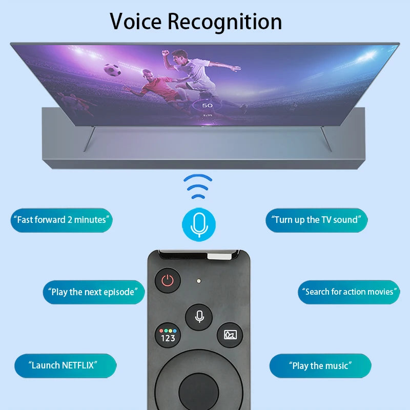 BN59-01312A Voice Remote Control for Samsung QLED 4K 8K UHD Crystal Frame HDR Curved Smart TV