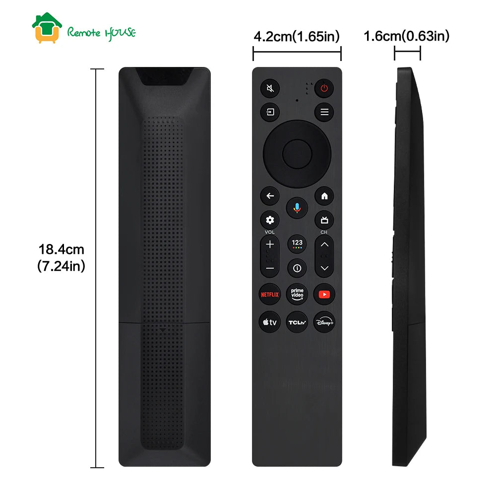 Voice Remote Control Replacement RC923A FMB1 Compatible with 2025 4K OLED and QLED Smart TV Models