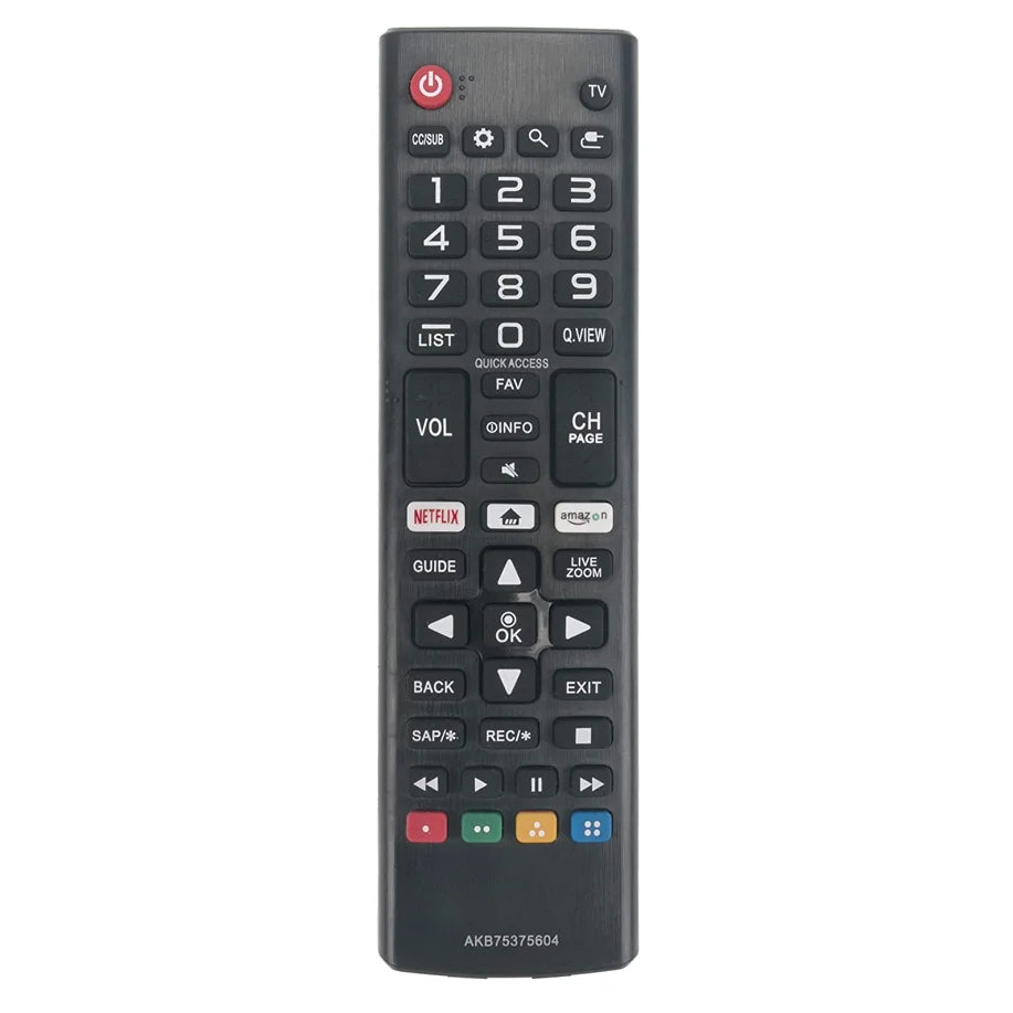 AKB75375604 Remote Control for LG Smart TV - High-Quality ABS, 433MHz Wireless IR