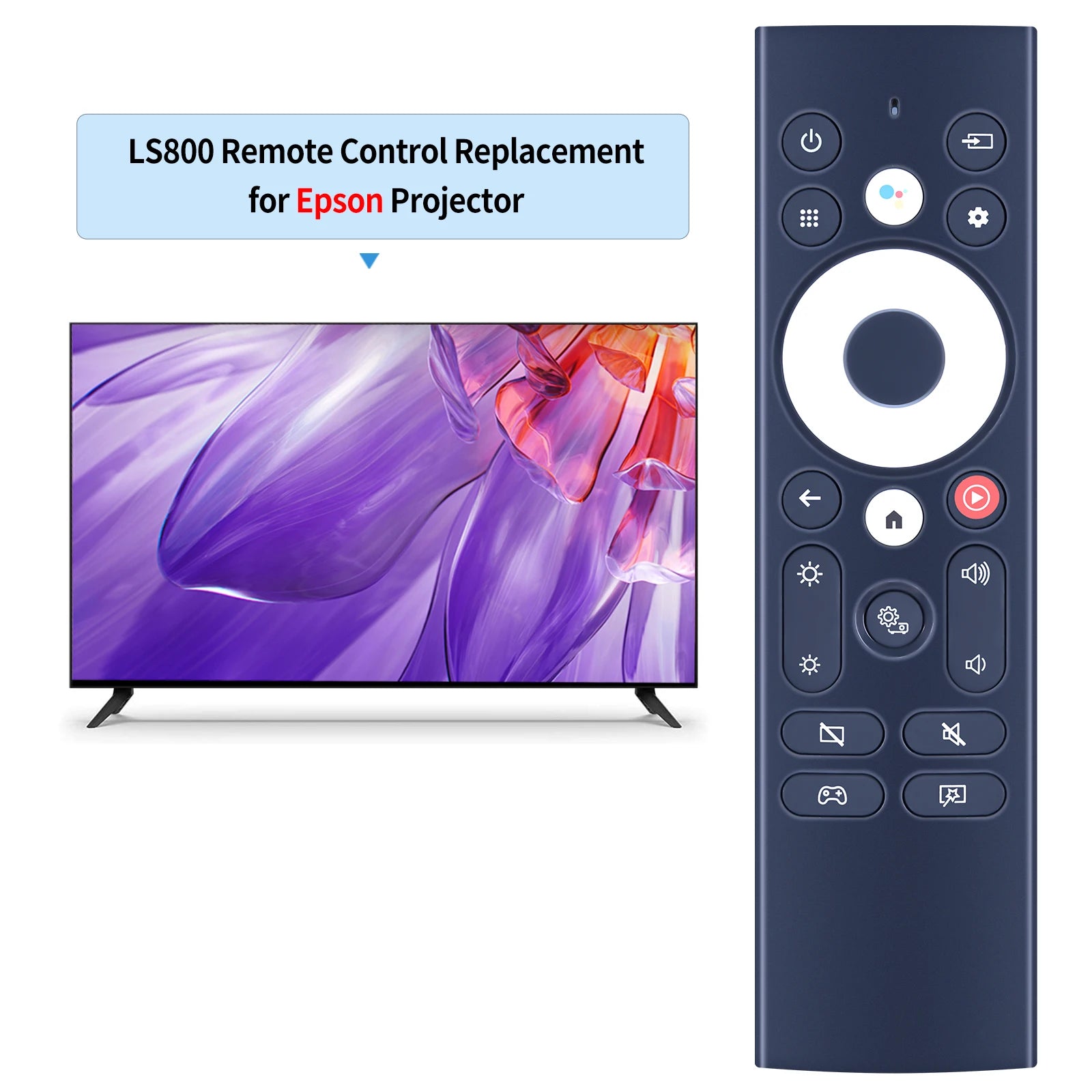 Remote Control for Epson LS800 Projector – Reliable IR Replacement Controller