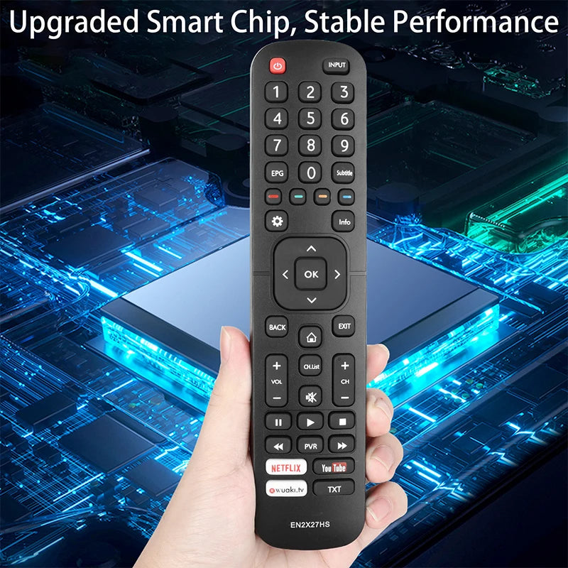 EN2X27HS Replacement Remote Control for 32M2600 49M2600 65M7000 H43A6100 H50A6120 Hisense Smart TV